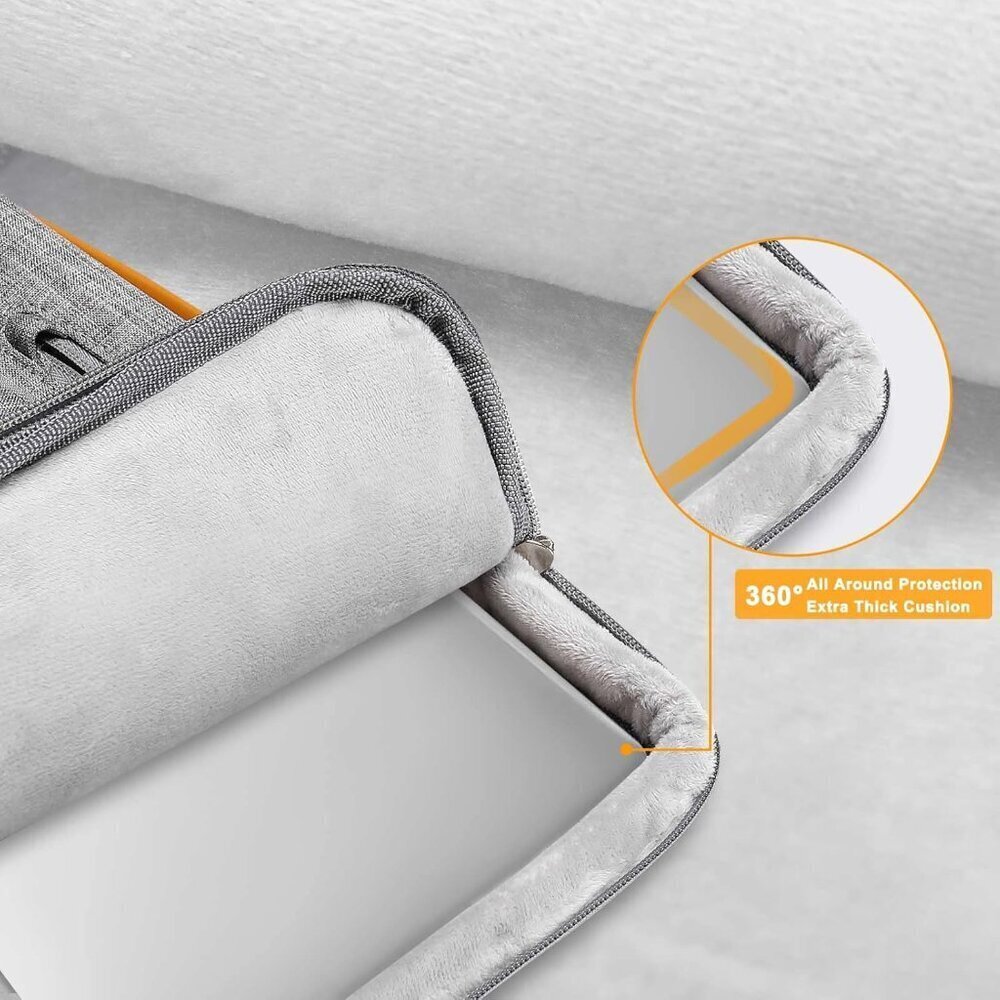 ✨Men Grey Shoulder Bag Computer Bag Compatible wi… - image 3